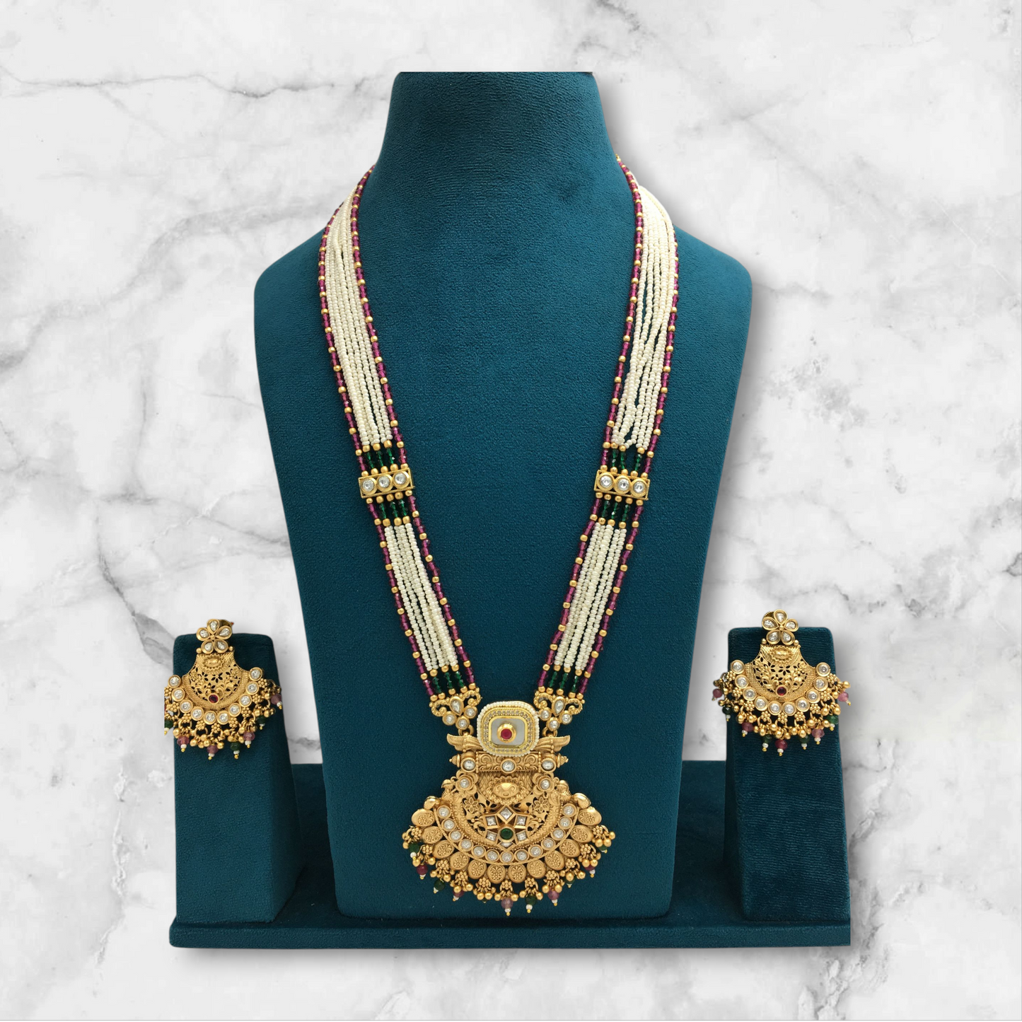 UNNATI BRASS NECKLACE SET