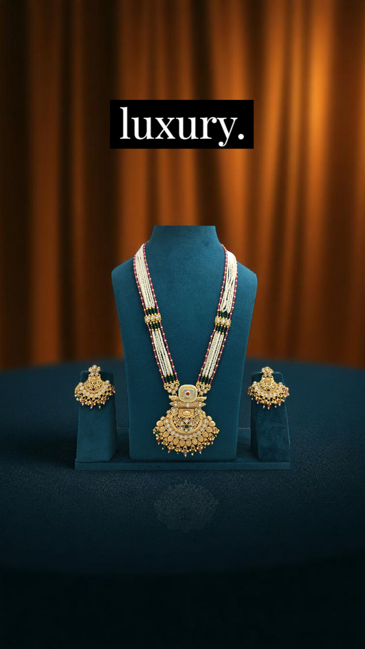 UNNATI BRASS NECKLACE SET