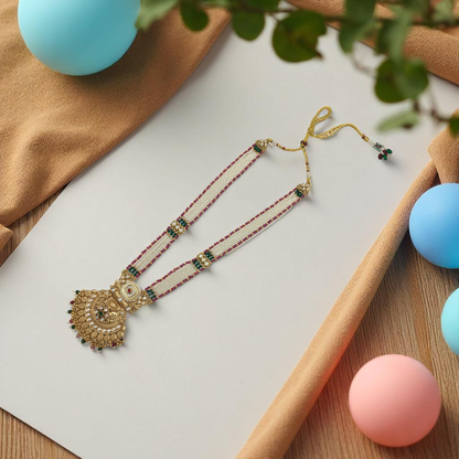 UNNATI BRASS NECKLACE SET