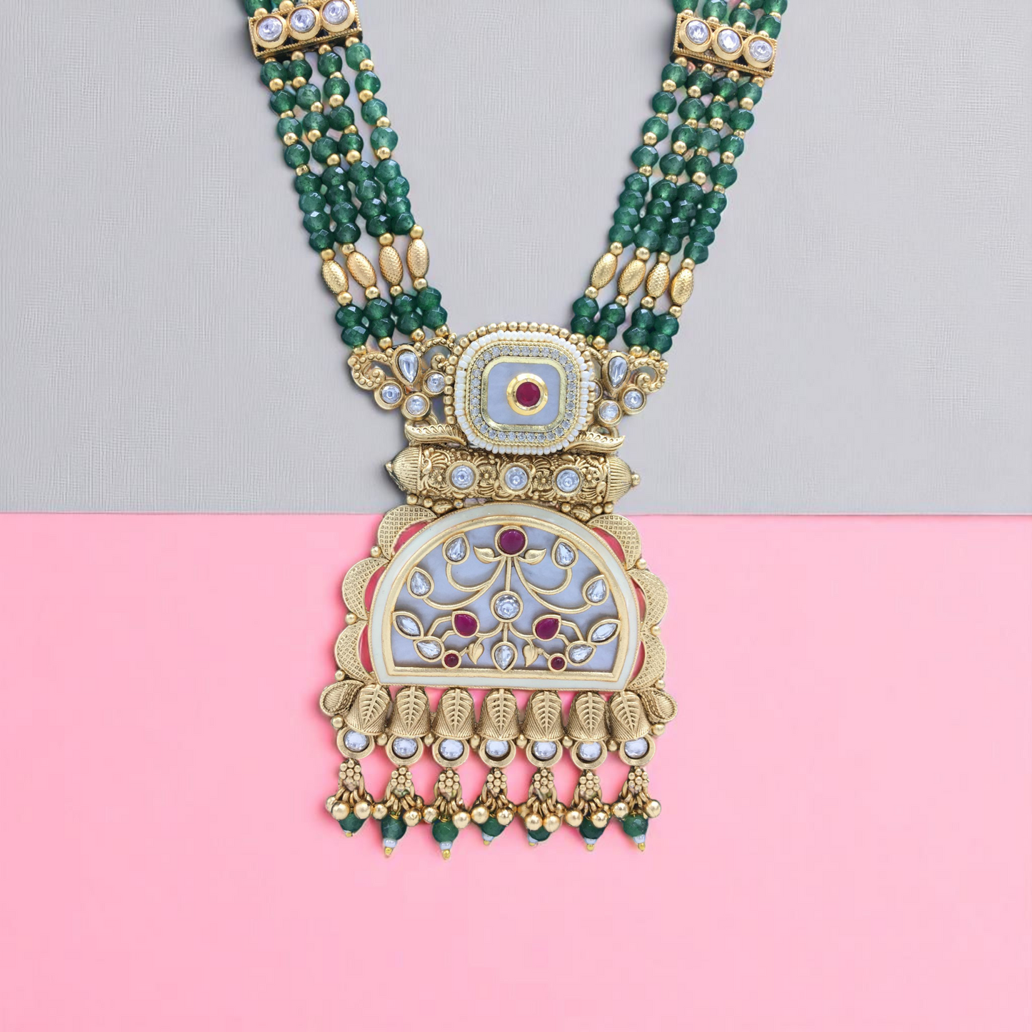 MARYAM BRASS NECKLACE SET