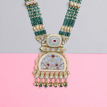 MARYAM BRASS NECKLACE SET
