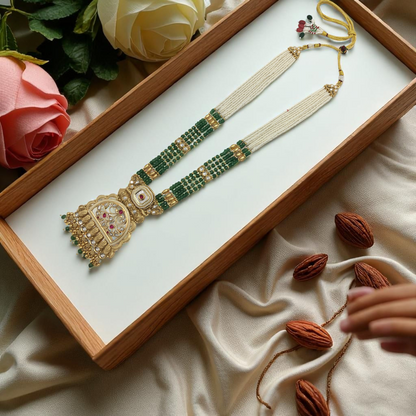MARYAM BRASS NECKLACE SET
