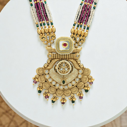 IZZA BRASS NECKLACE SET
