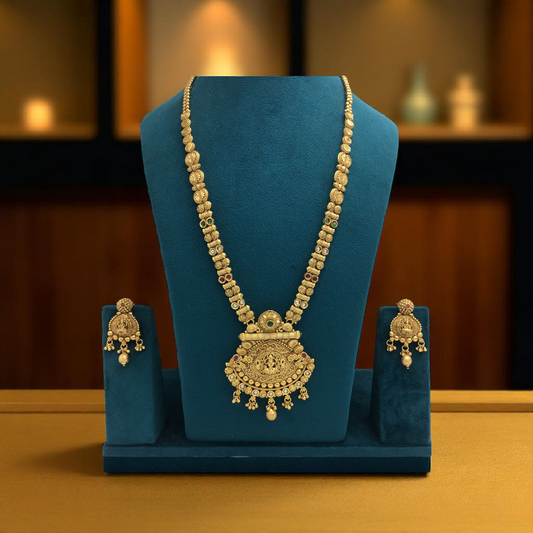 UDVITA BRASS NECKLACE SET