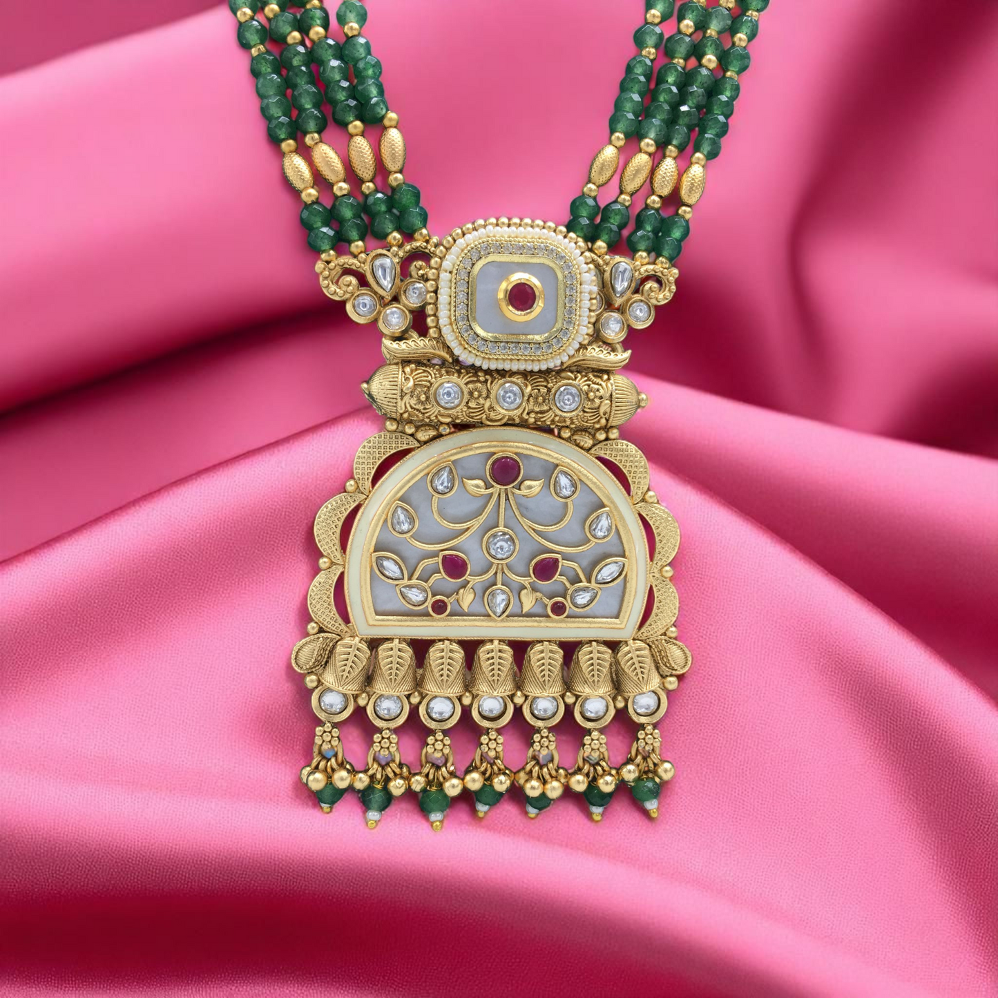 MARYAM BRASS NECKLACE SET