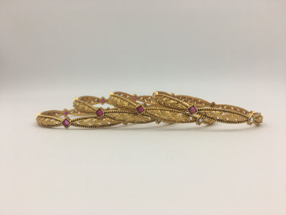 WANIYA RAJWADI BRASS BANGLES