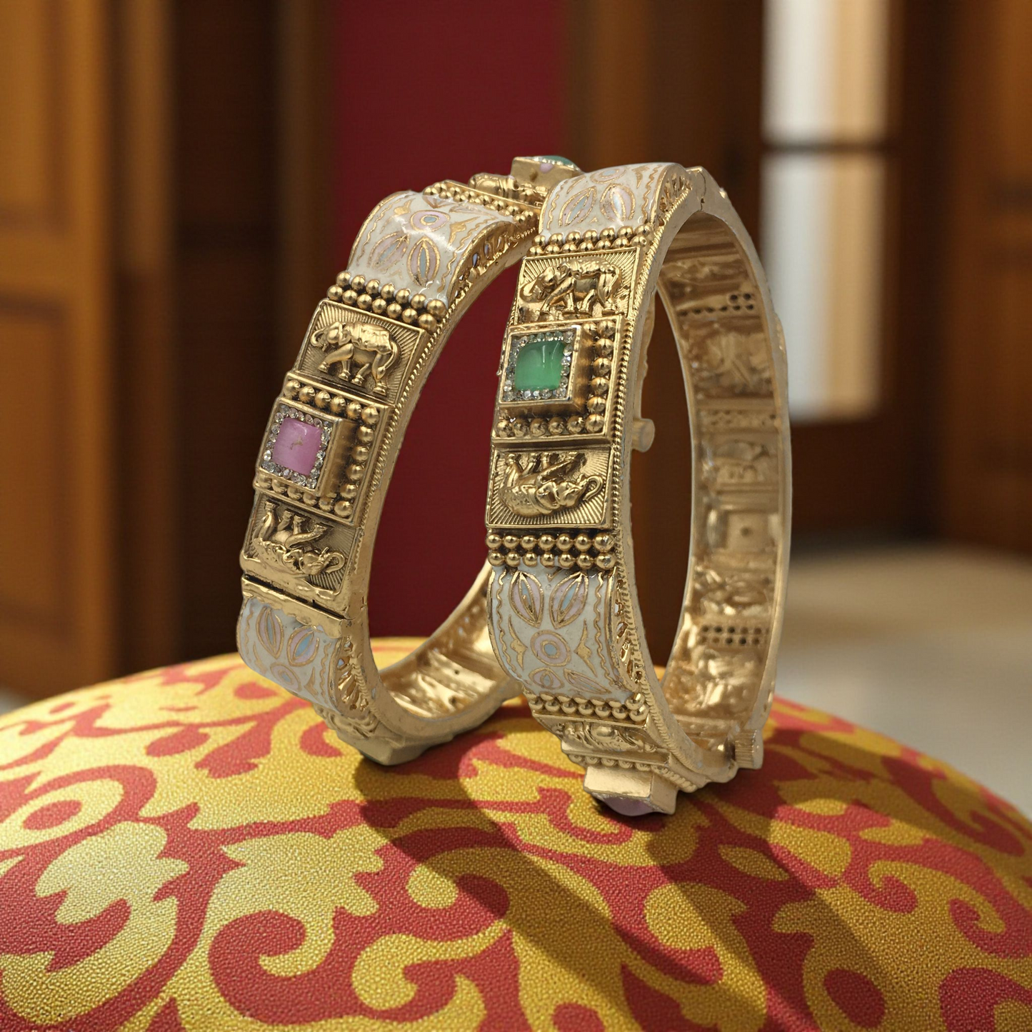JURI RAJWADI BRASS BANGLES