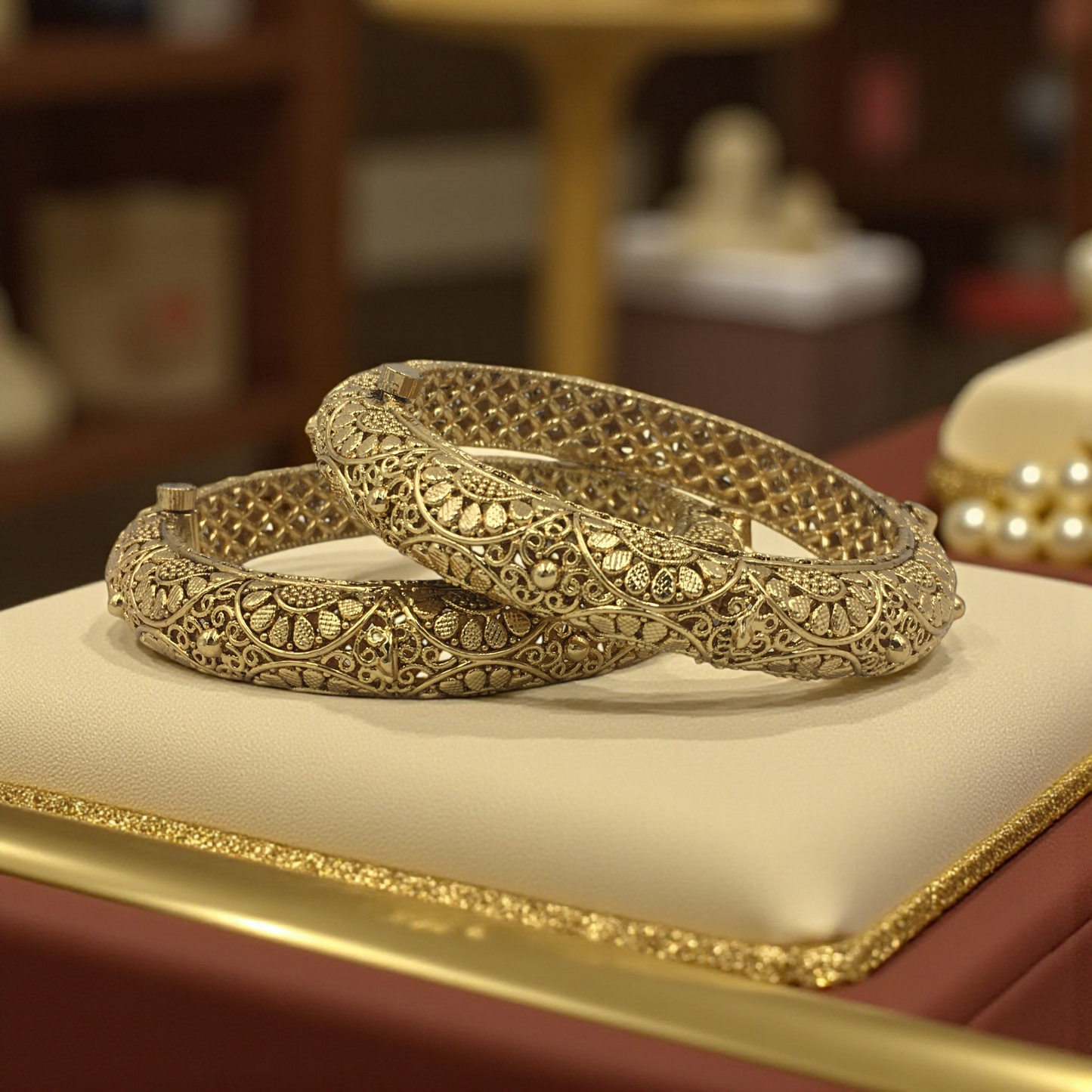 RITANSHI RAJWADI BRASS BANGLES