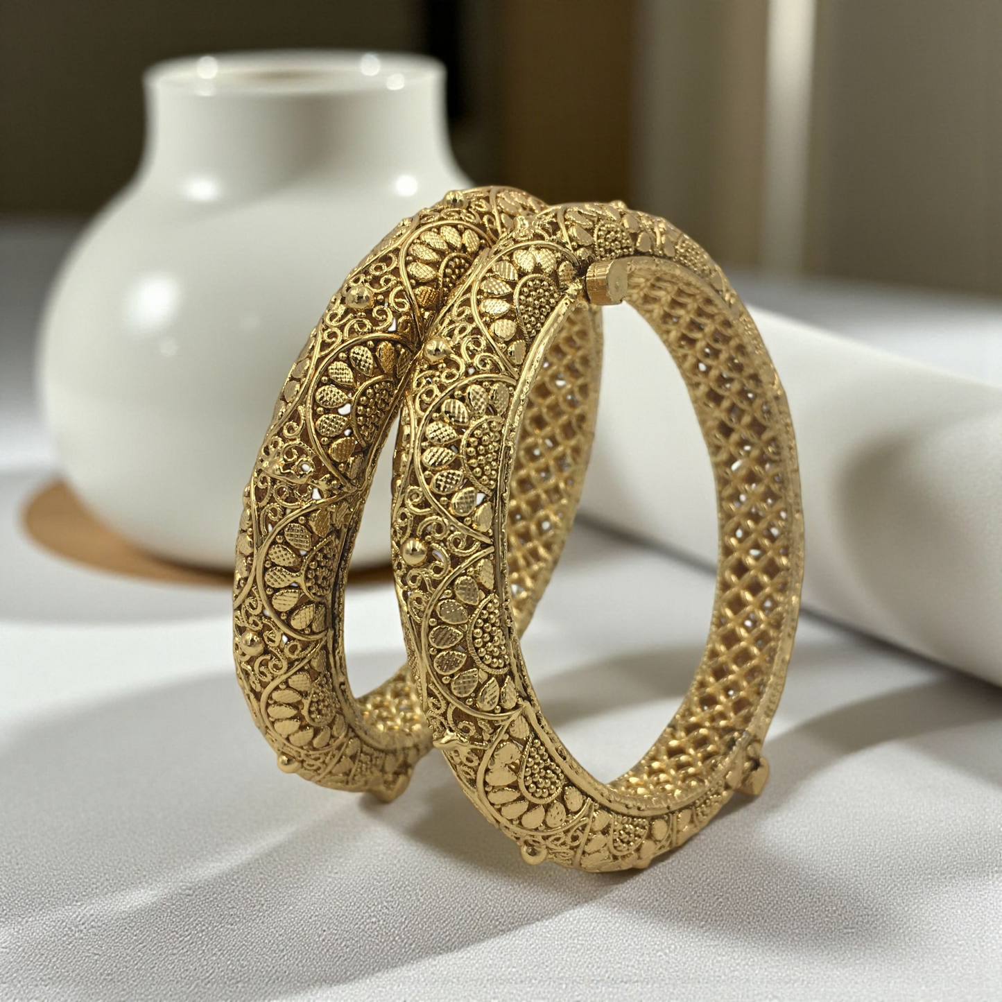 RITANSHI RAJWADI BRASS BANGLES