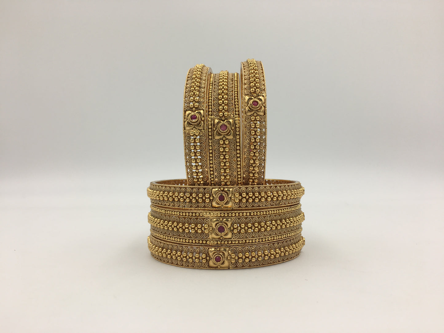 VARNIKA RAJWADI BRASS BANGLES