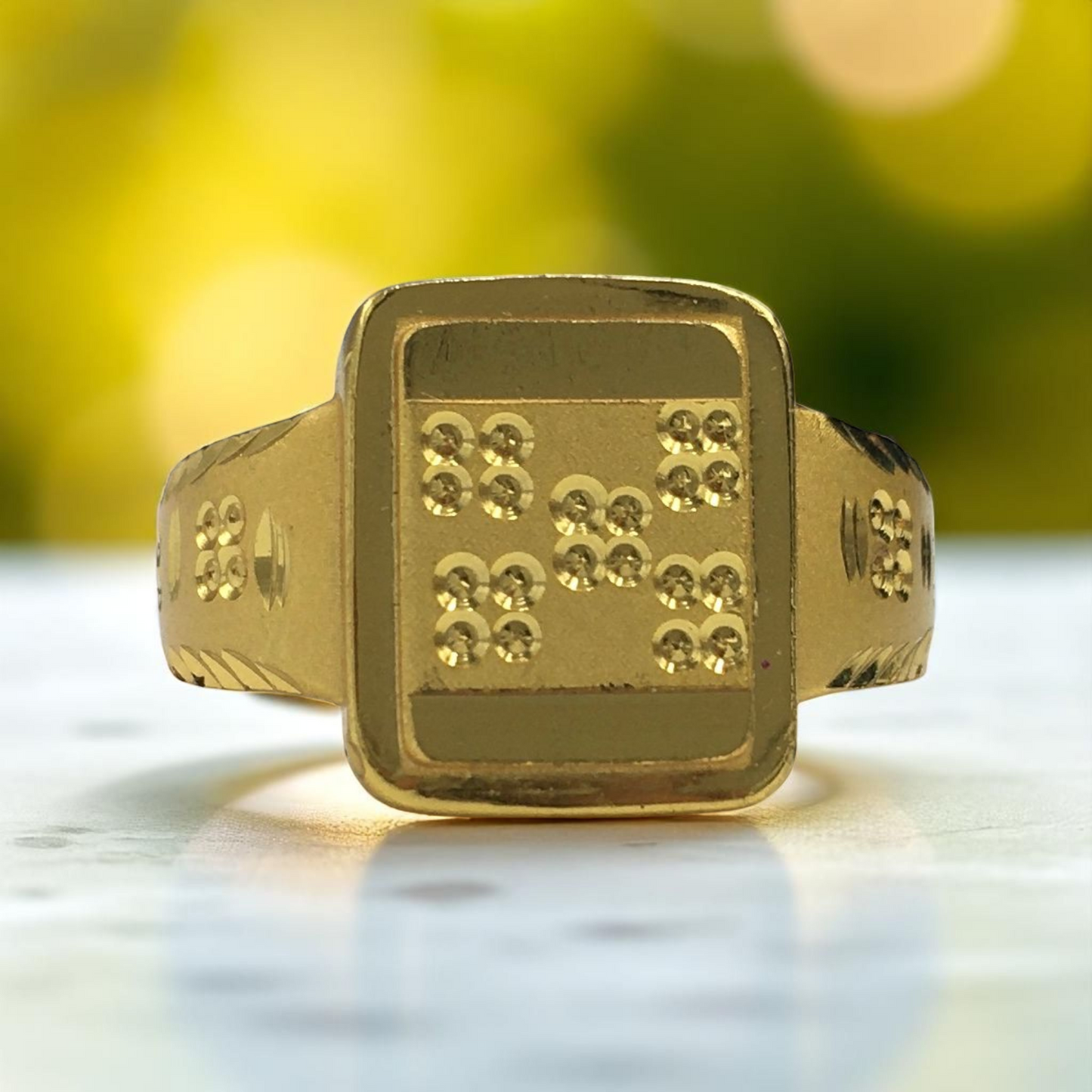 KAIRAV MICRO GOLD PLATED RING