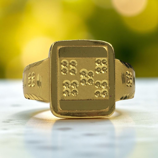 KAIRAV MICRO GOLD PLATED RING