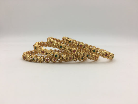 DIYA RAJWADI BRASS BANGLES