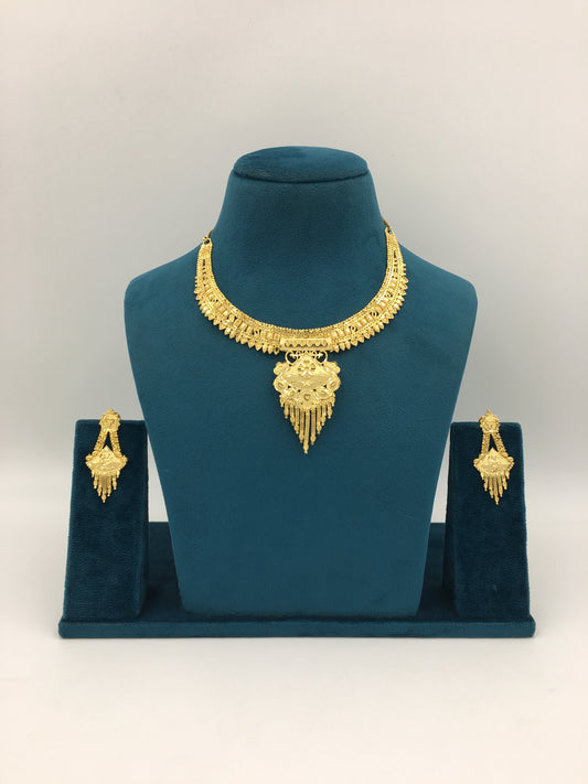 VIDHI DUBAI GOLD NECKLACE