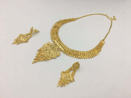 VIDHI DUBAI GOLD NECKLACE