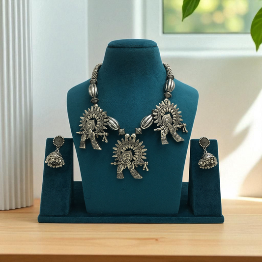 VIBRANT OXIDIZED SET FOR NAVRATRI GARBA