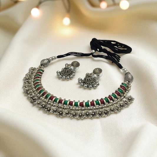 MAVISHA OXIDIZED SET FOR NAVRATRI GARBA