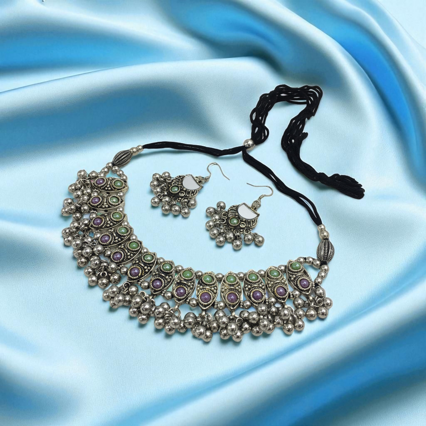 DRISHA OXIDIZED SET FOR NAVRATRI GARBA
