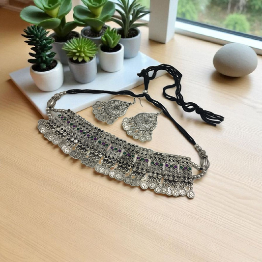 VANYA OXIDIZED SET FOR NAVRATRI GARBA