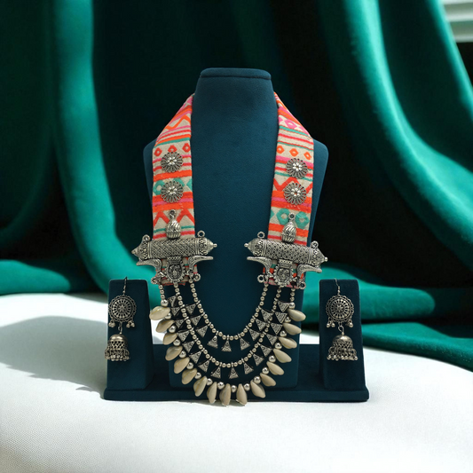 AANYA OXIDIZED SET FOR NAVRATRI GARBA
