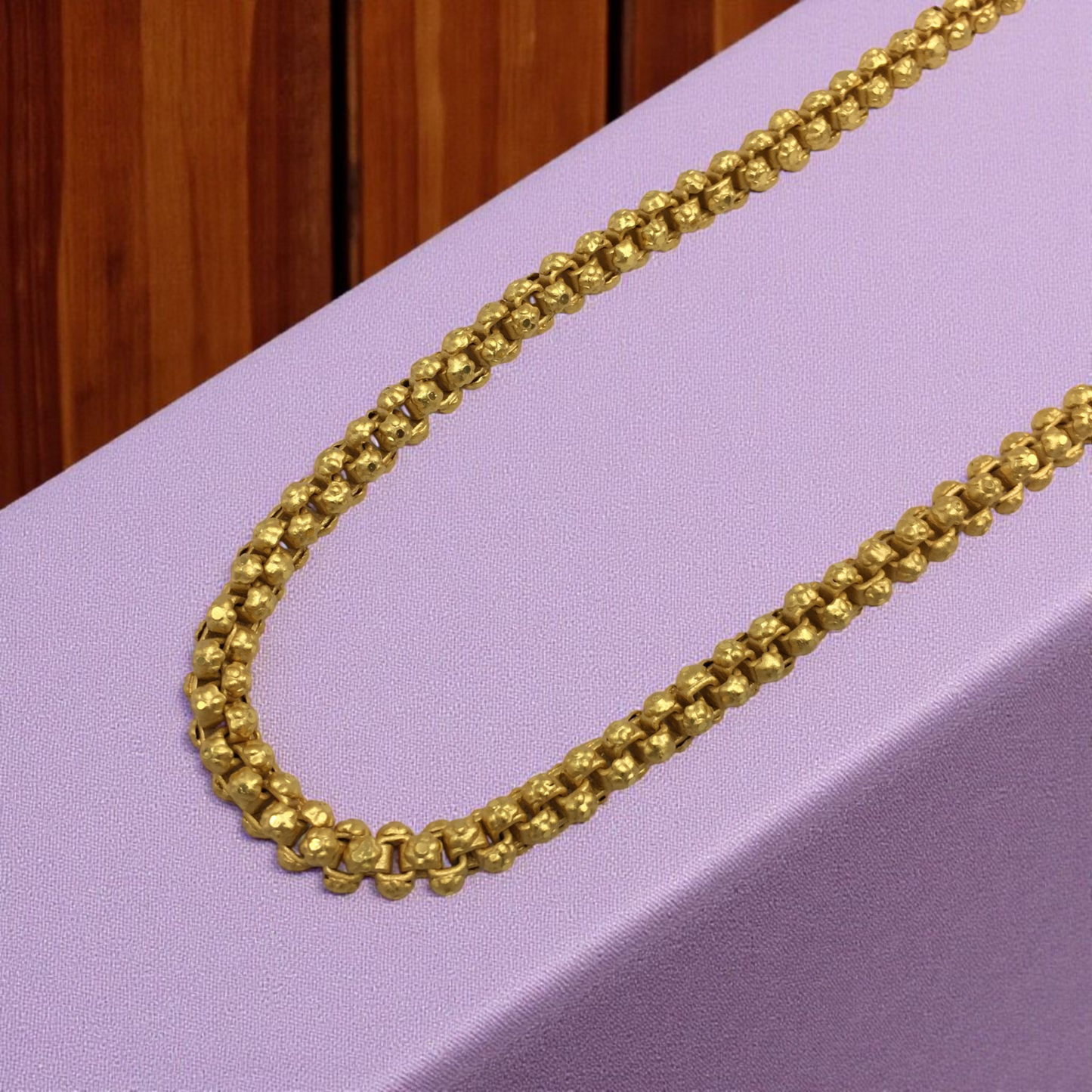 RIYARTH GOLD 24 INCH MEN'S CHAIN