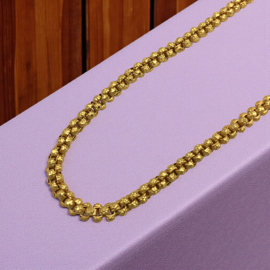 RIYARTH GOLD 24 INCH MEN'S CHAIN