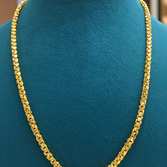 LAVISH  GOLD 20 INCH MEN'S CHAIN