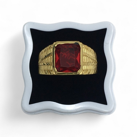 RUBY POWER MEN'S RING