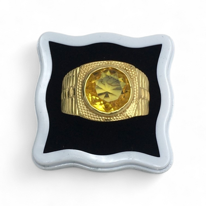 CITRINE ROYAL MEN'S RING