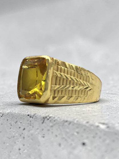 CITRINE ELITE MEN'S RING