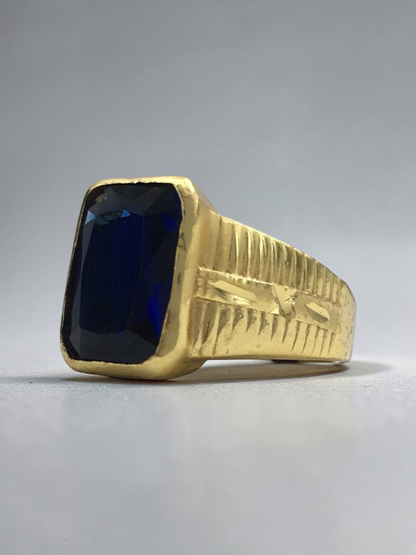 SAPPHIRE ROYAL MEN'S RING