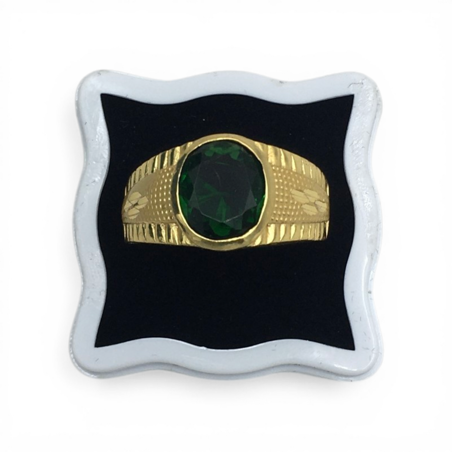 EMERALD CLASSIC MEN'S RING