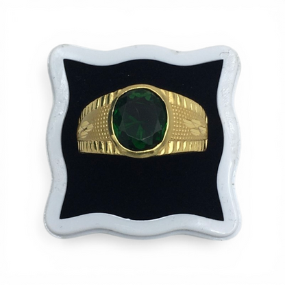 EMERALD CLASSIC MEN'S RING