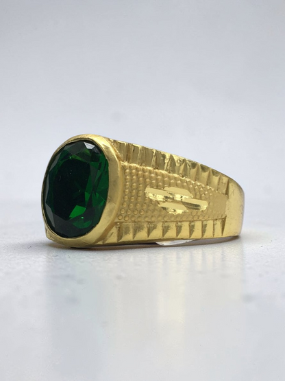 EMERALD CLASSIC MEN'S RING