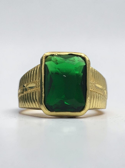 EMERALD ROYAL MEN'S RING