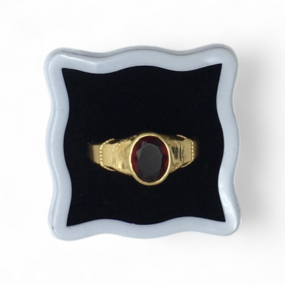 AURMEN ROYAL RUBY MEN'S RING