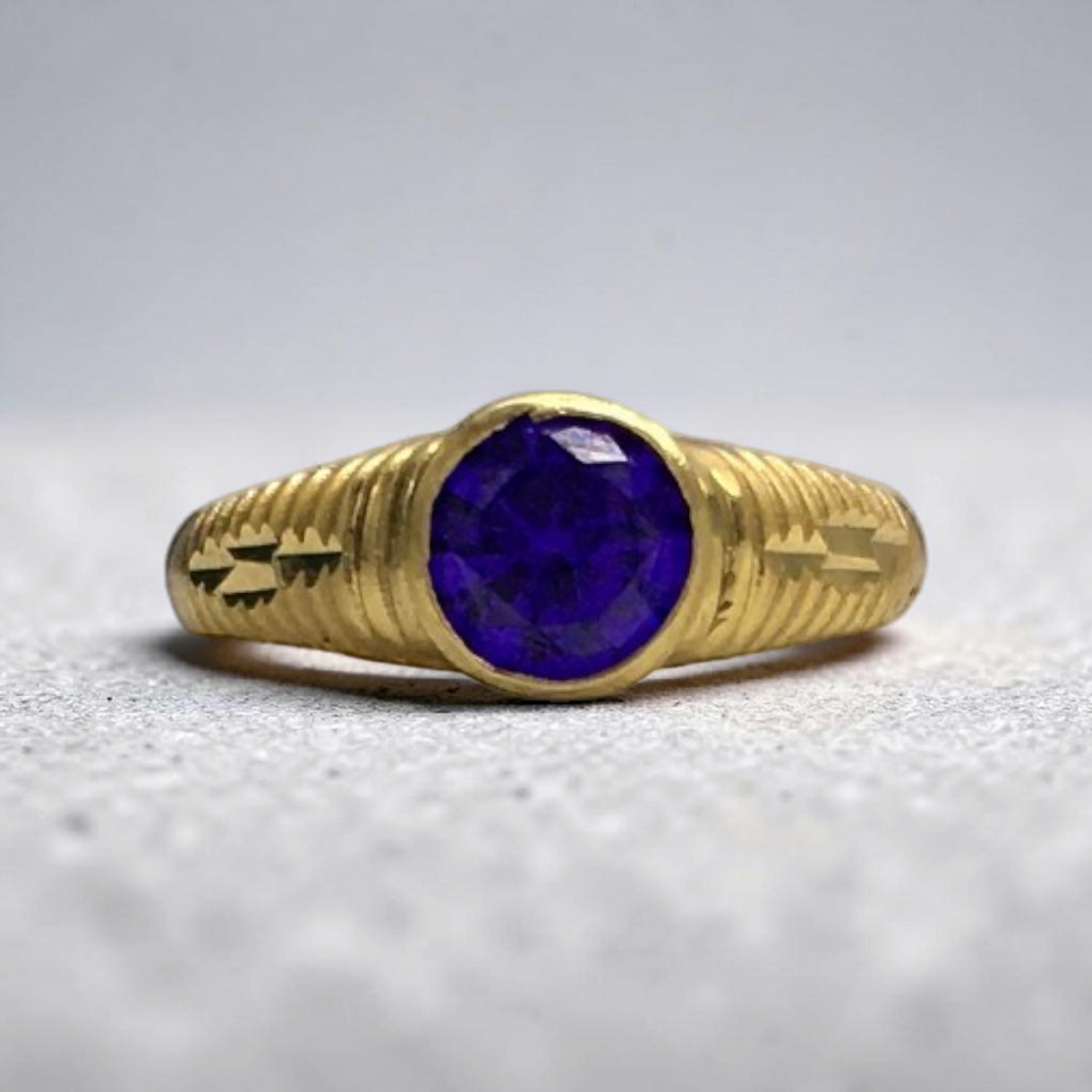 AURMEN VIOLET EMPEROR MEN'S RING
