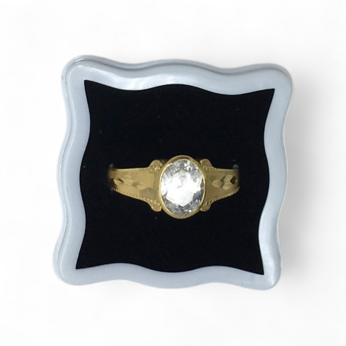 AURMEN ROYAL CRYSTAL MEN'S RING