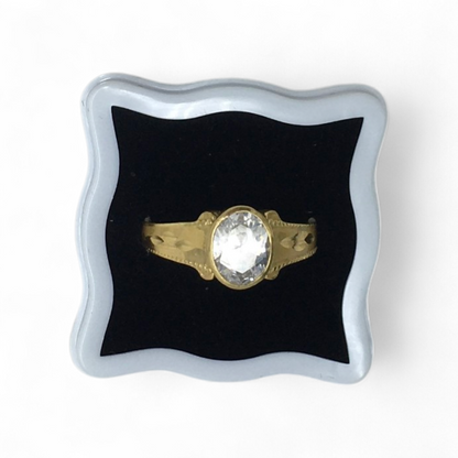 AURMEN ROYAL CRYSTAL MEN'S RING