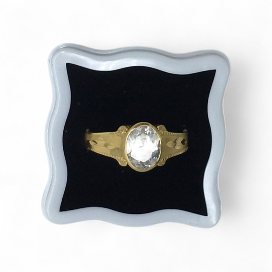 AURMEN ROYAL CRYSTAL MEN'S RING