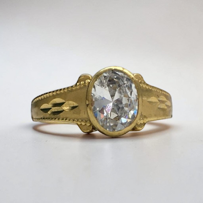 AURMEN ROYAL CRYSTAL MEN'S RING