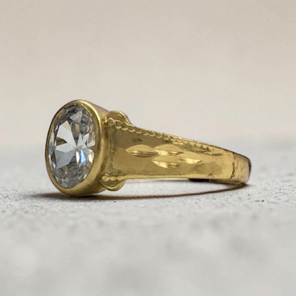 AURMEN ROYAL CRYSTAL MEN'S RING