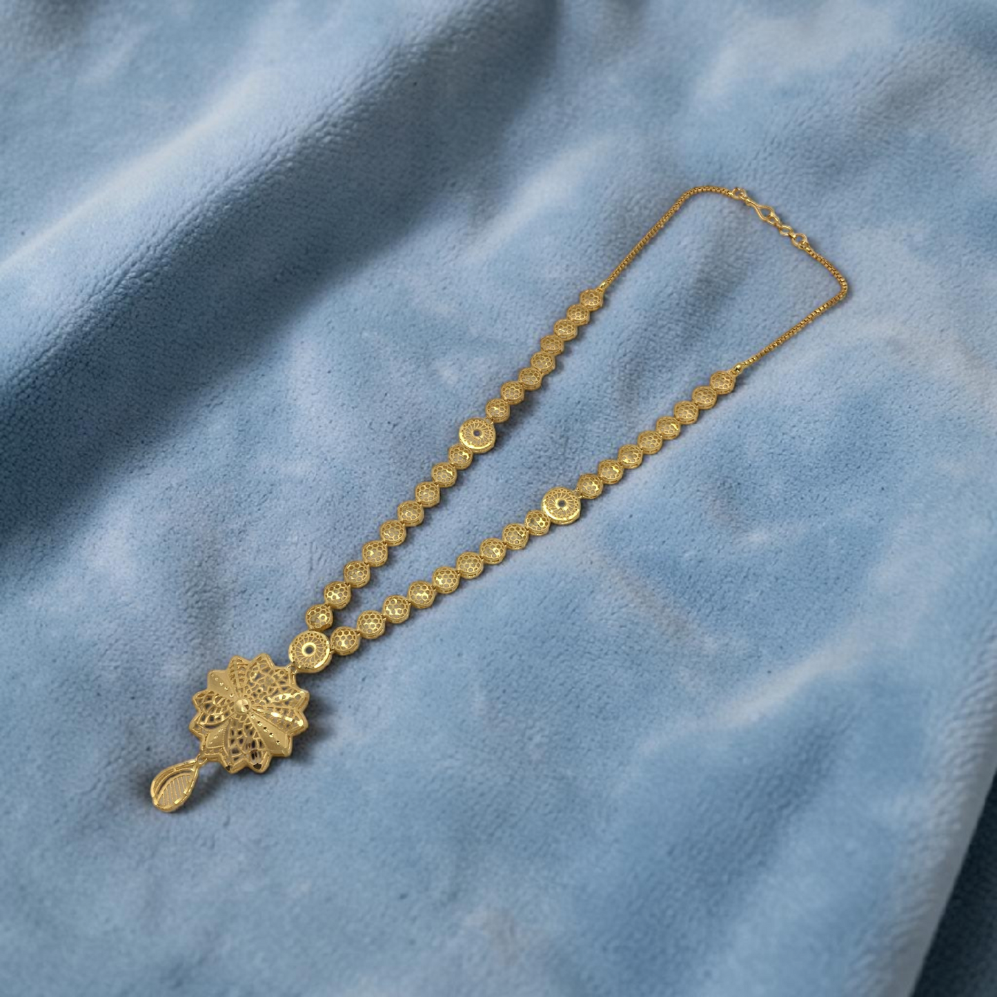 OTTOMAN FLORAL FILIGREE FORMING NECKLACE SET