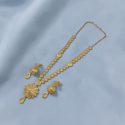 OTTOMAN FLORAL FILIGREE FORMING NECKLACE SET