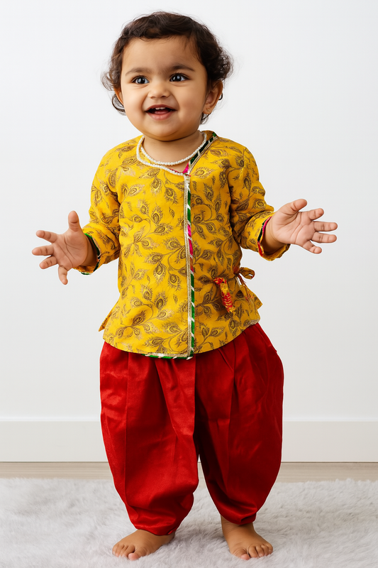 COTTON KRISHNA DRESS FOR INFANTS & TODDLERS