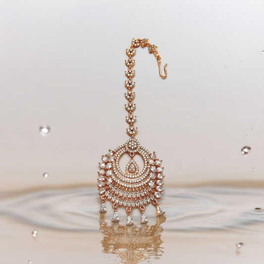 NEERVI ROSE GOLD ZIRCONIA MANGTIKA