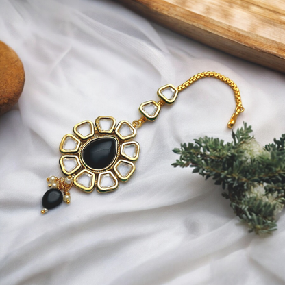 MIDNIGHT ELEGANCE KUNDAN MANGTIKA