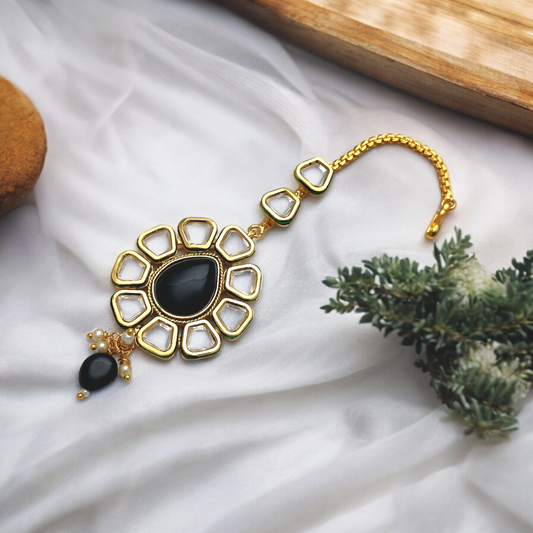 MIDNIGHT ELEGANCE KUNDAN MANGTIKA