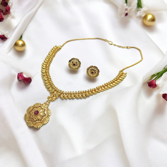 LAKSHMI MICRO GOLD PLATED NECKLACE