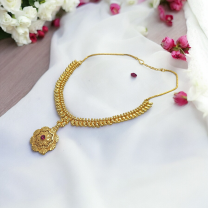 LAKSHMI MICRO GOLD PLATED NECKLACE